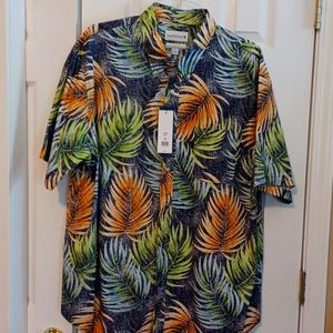 Mens 2XL Palm Trees Shirt